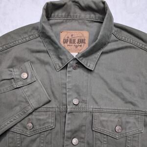 Gap Men's Denim Jean Jacket - Medium Button Down Rugged Work Y2K Grunge